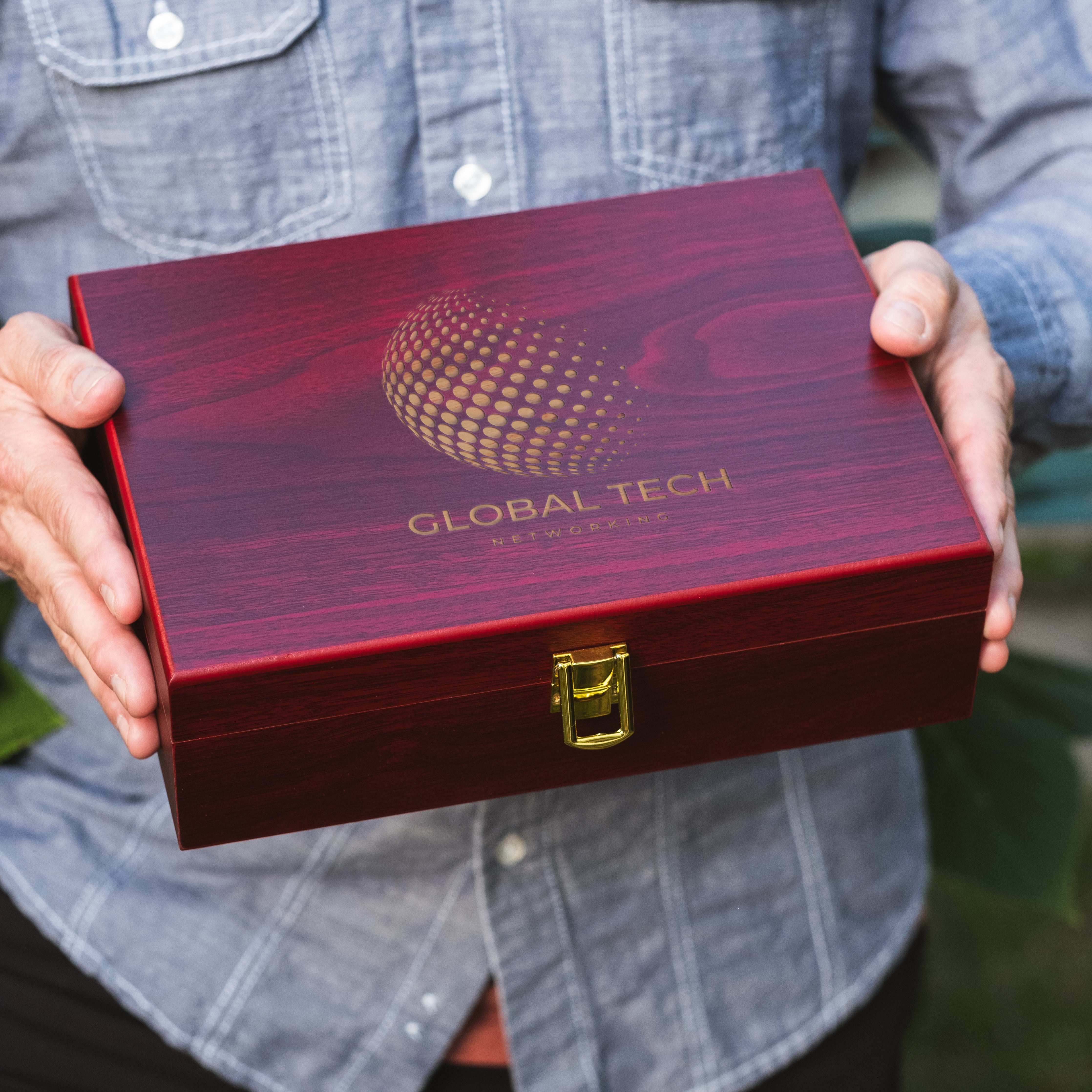 10.25” x 7.5” Rosewood Gift Box