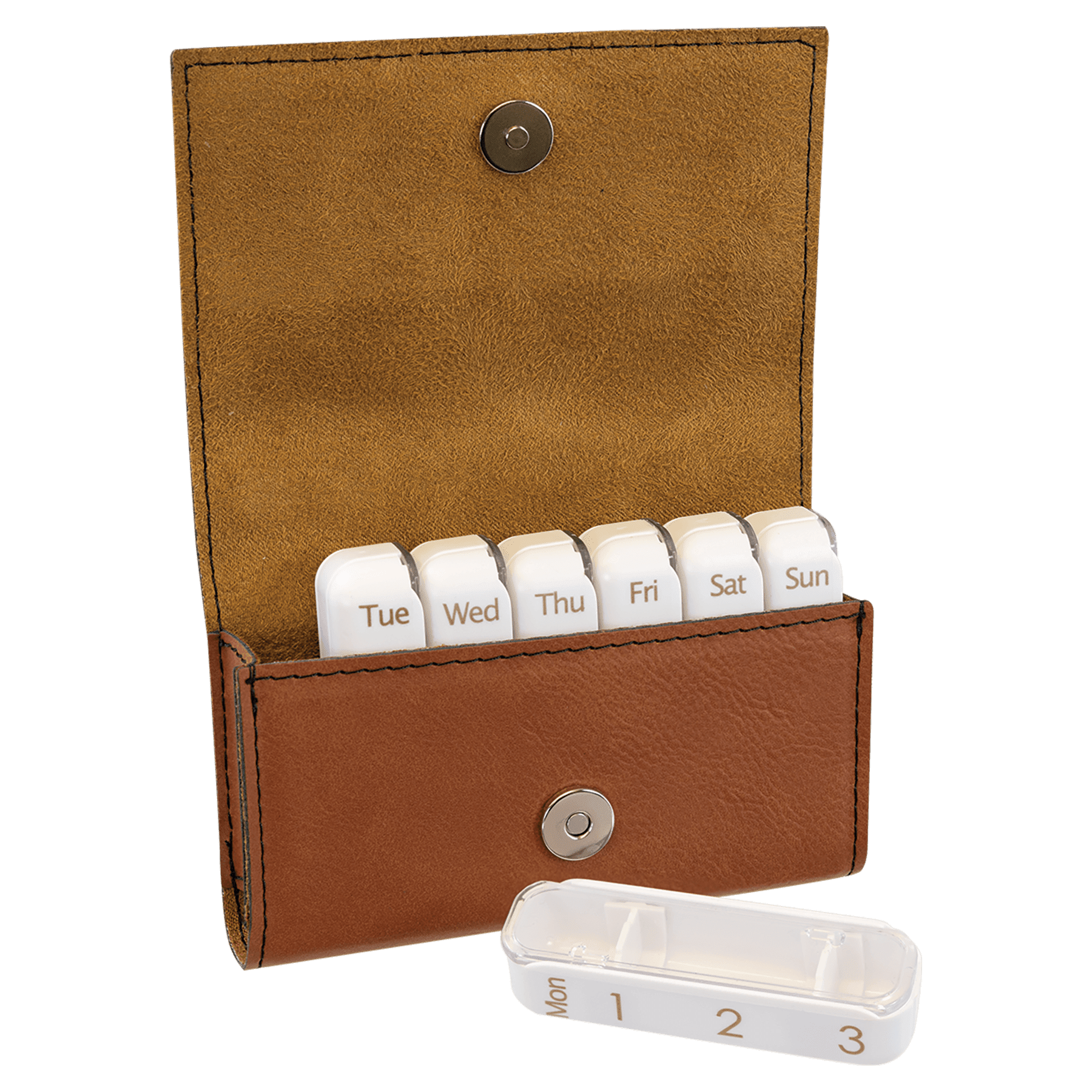 GFT2420 - 4.75” x 3.125” Rawhide Pill Box