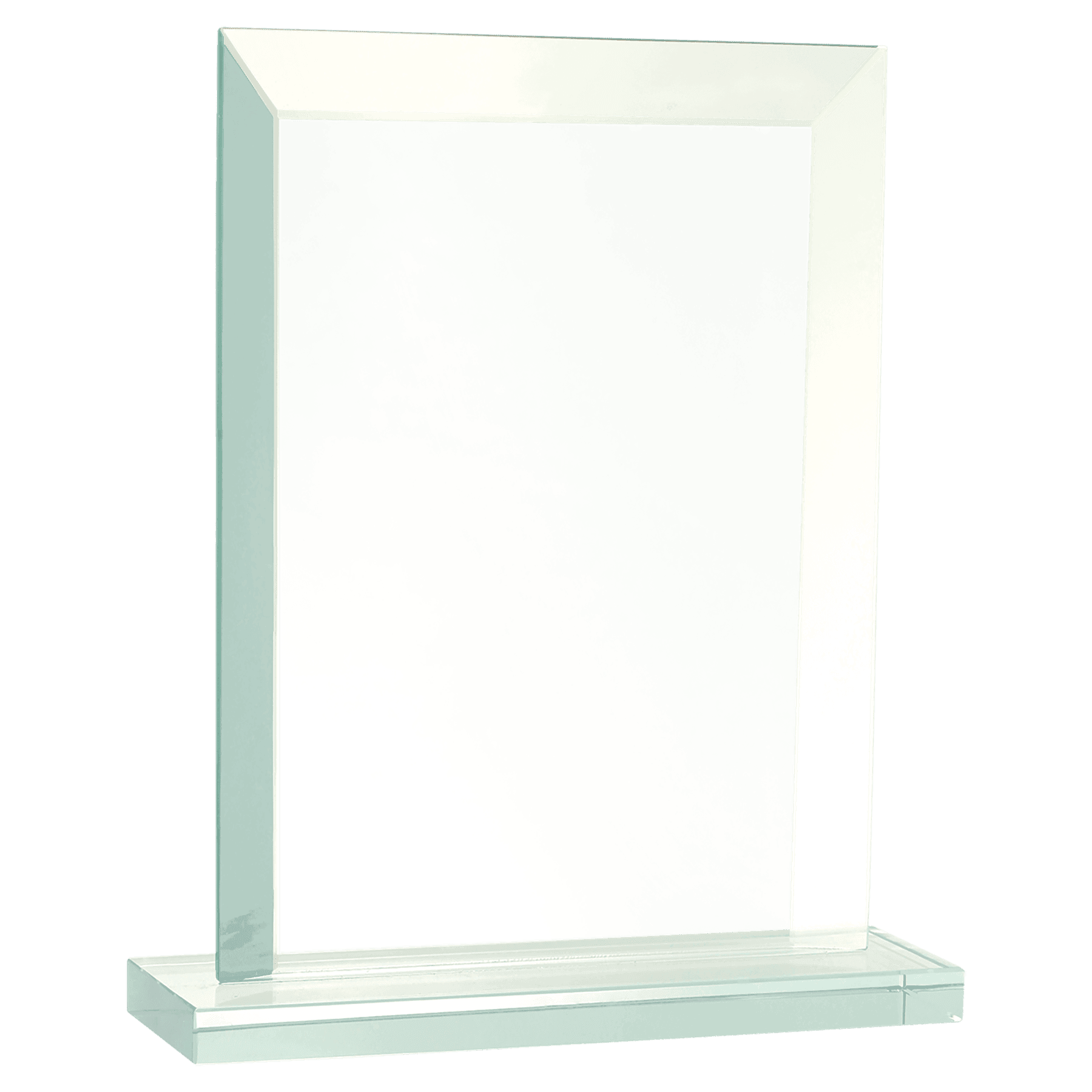 JGS61 - 7” Rectangle Jade Glass Award