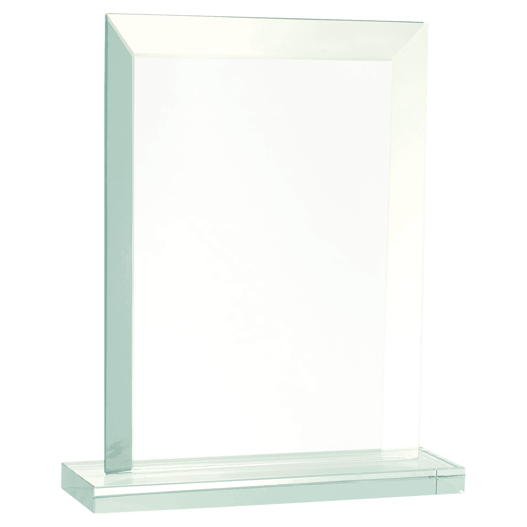 JGS63 - 8.5” Rectangle Jade Glass Award