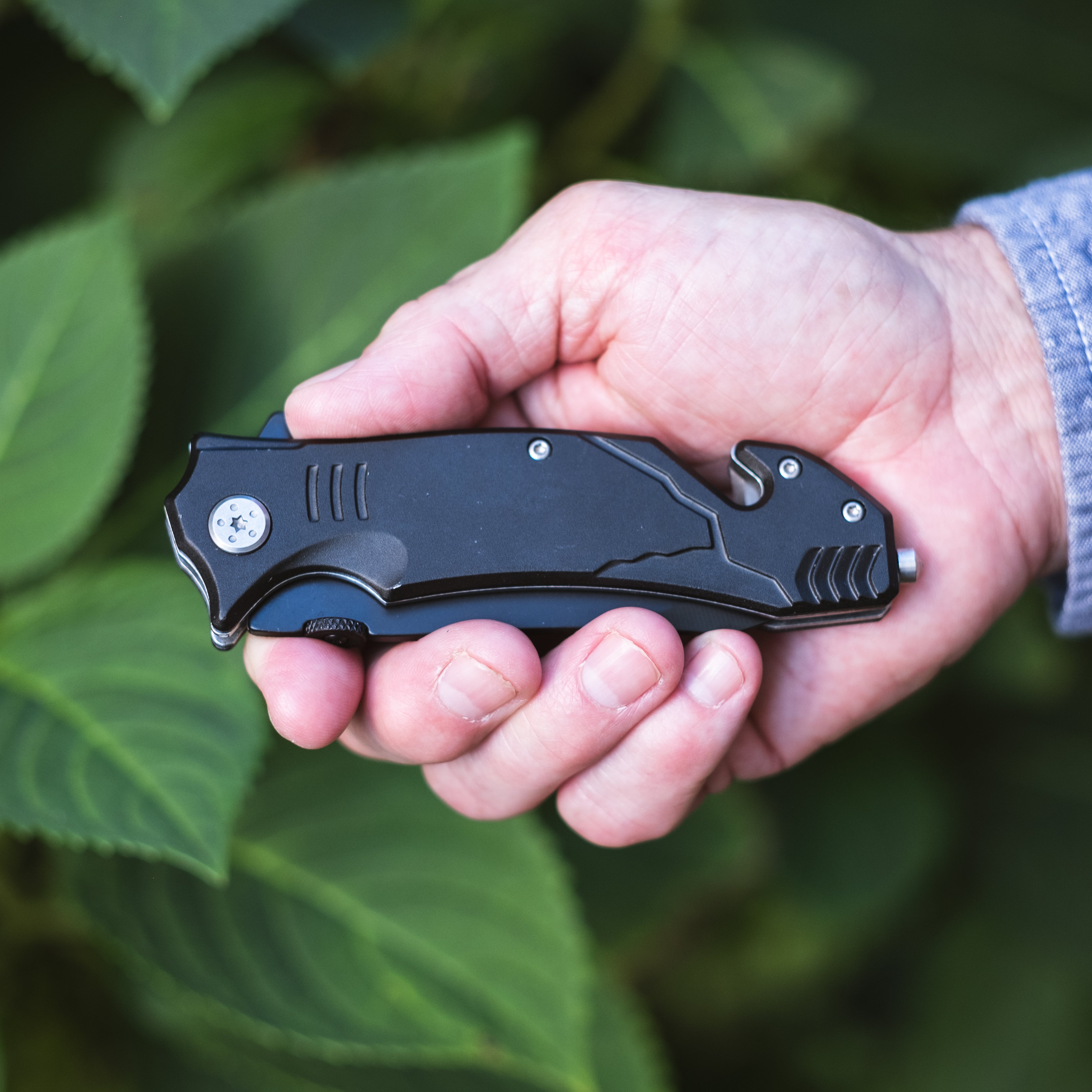 BR1001 - 4.5” Black Rescue Knife