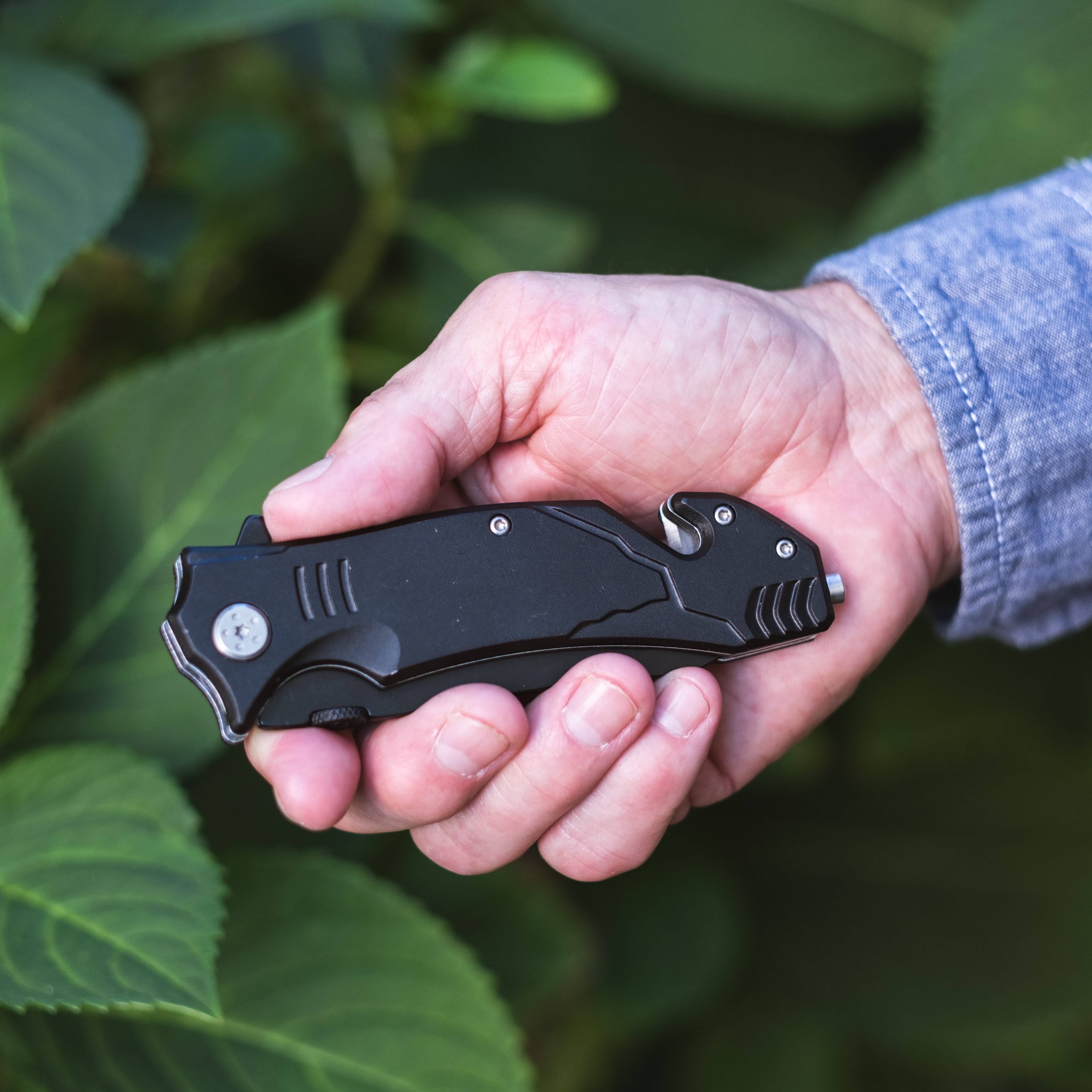 BR1001 - 4.5” Black Rescue Knife