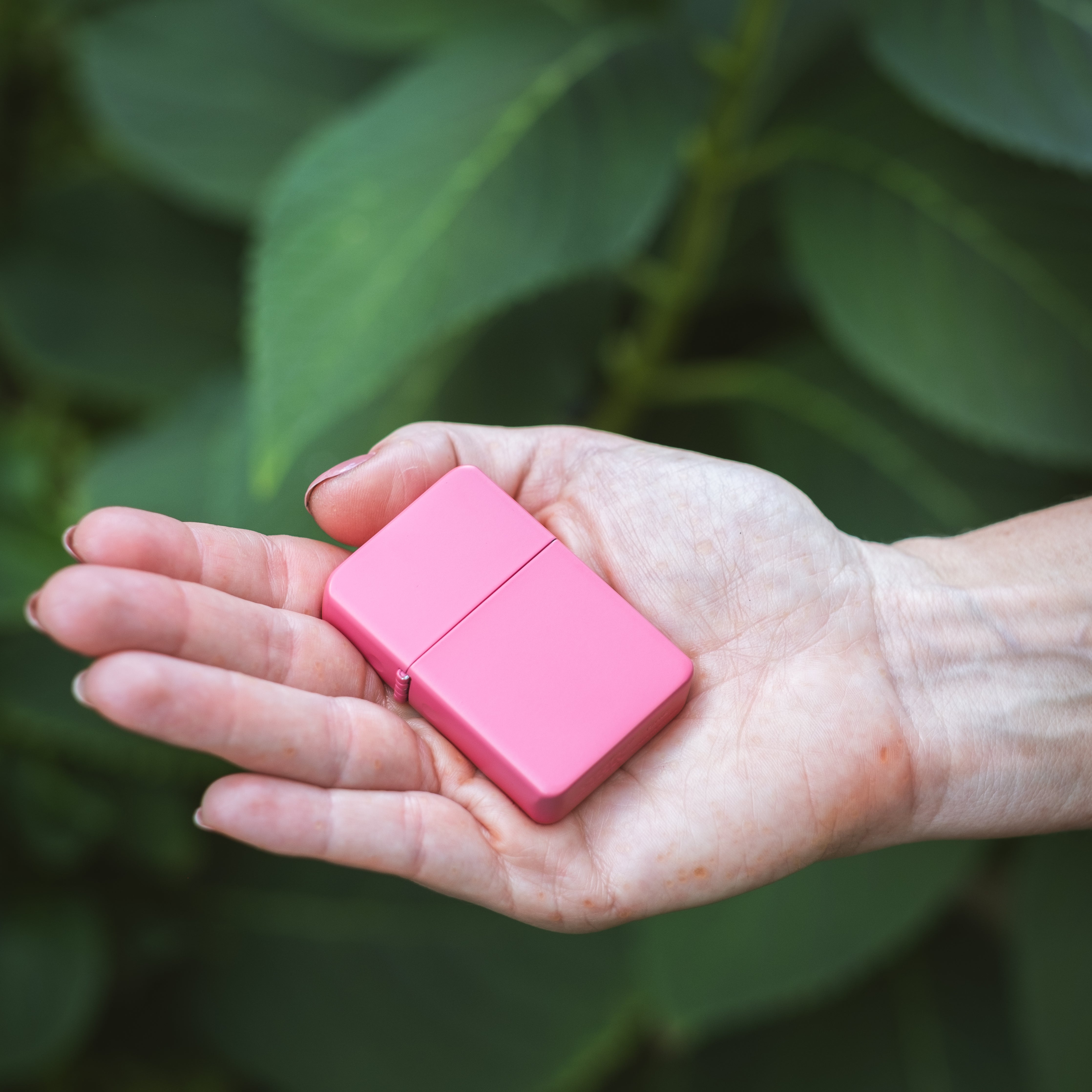 Matte Pink Lighter in Black Tin