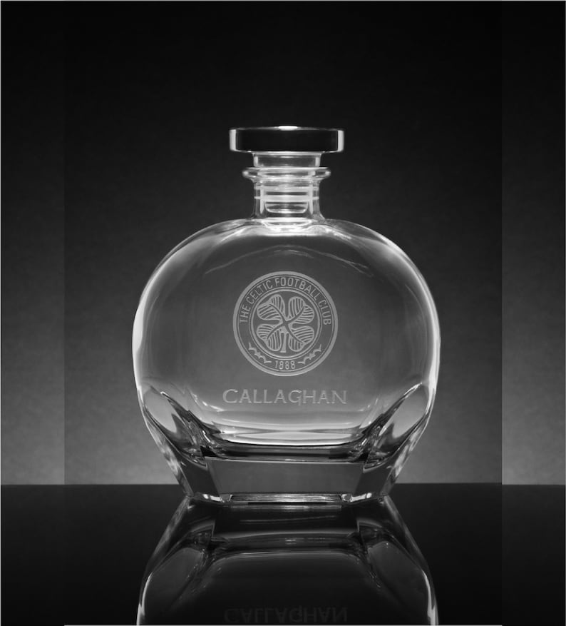 Spirit Decanter, Custom Engraved Glass Decanter Puccini, Decanter Gift