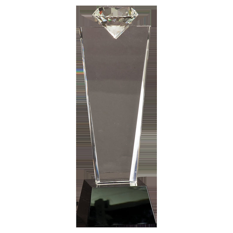 Crystal Diamond Award, Employee Service Awards, Retirement Trophy