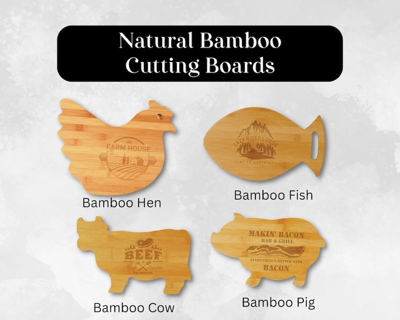 Animal Shaped Cutting Boards, Custom Wooden Cutting Boards