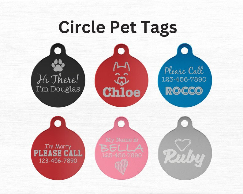 Custom Pet Tags, Customized Cat Name Tag, Pet Accessories