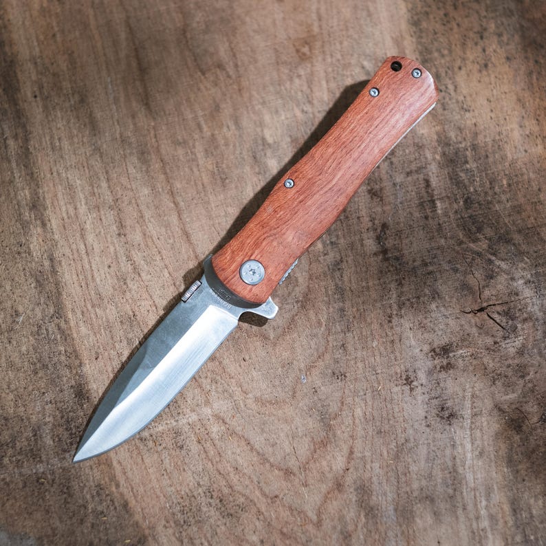 4.5” Wood Handle Knife