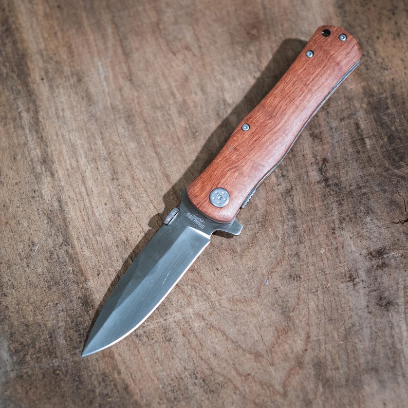 4.5” Wood Handle Knife