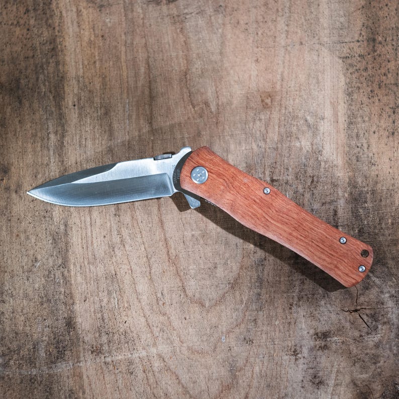 4.5” Wood Handle Knife